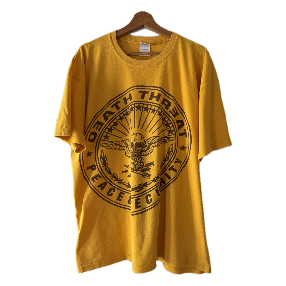 Death Threat - Peace & Security - Original Vintage 00’s T-shirt