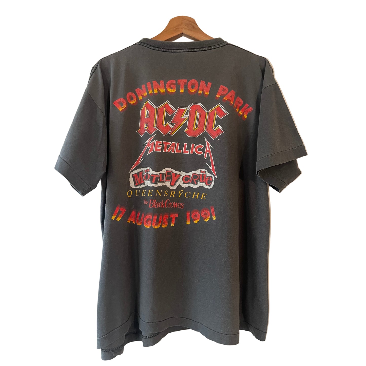 Monsters Of Rock 1991 - AC/DC - Metallica - Mötley Crüe - Original Vintage t-shirt