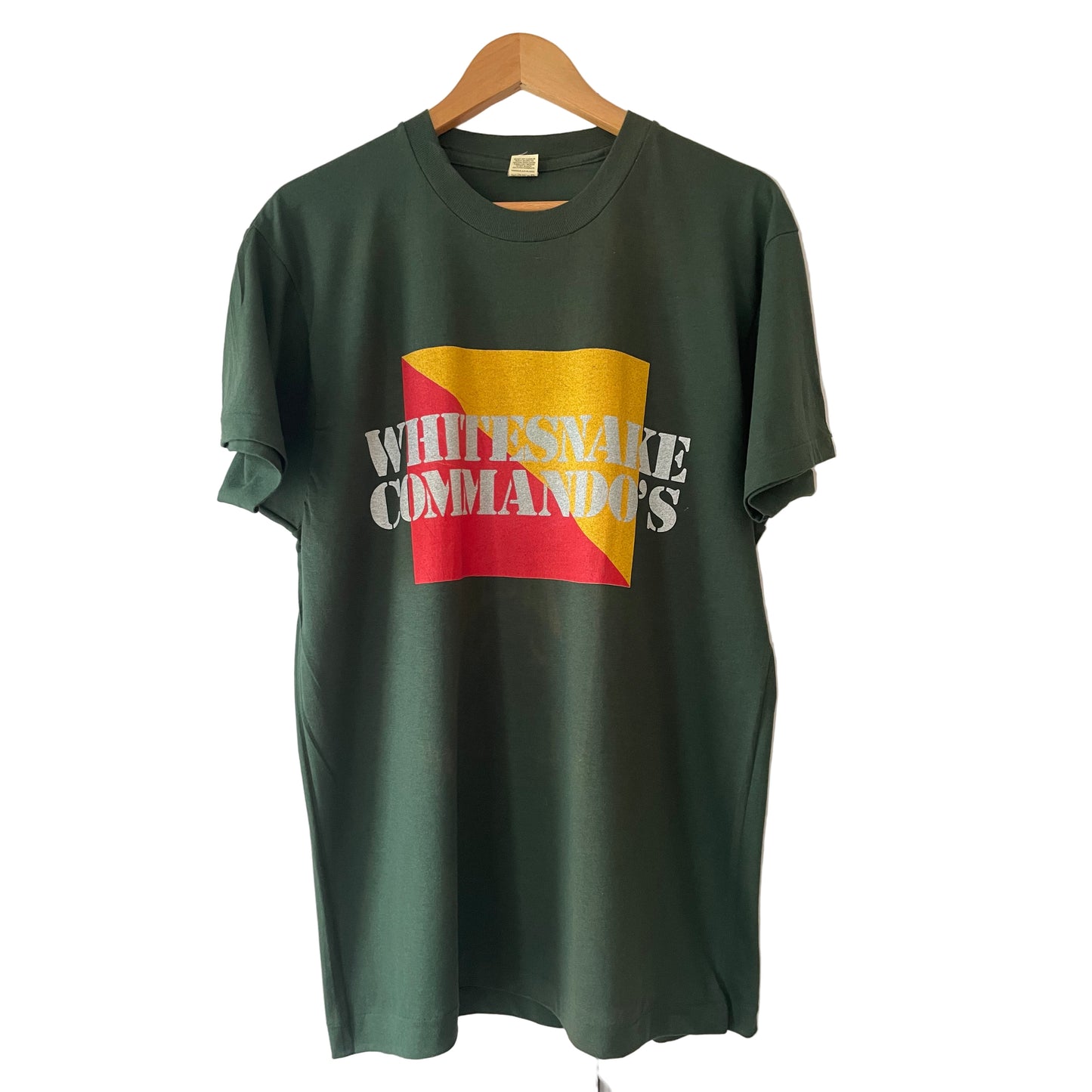 Whitesnake - Whitesnake Commando’s / European Tour 1990 - Original Vintage t-shirt