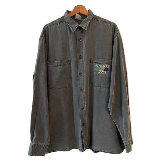 Sepultura - Roots - Original Vintage 1996 Denim longsleeve shirt