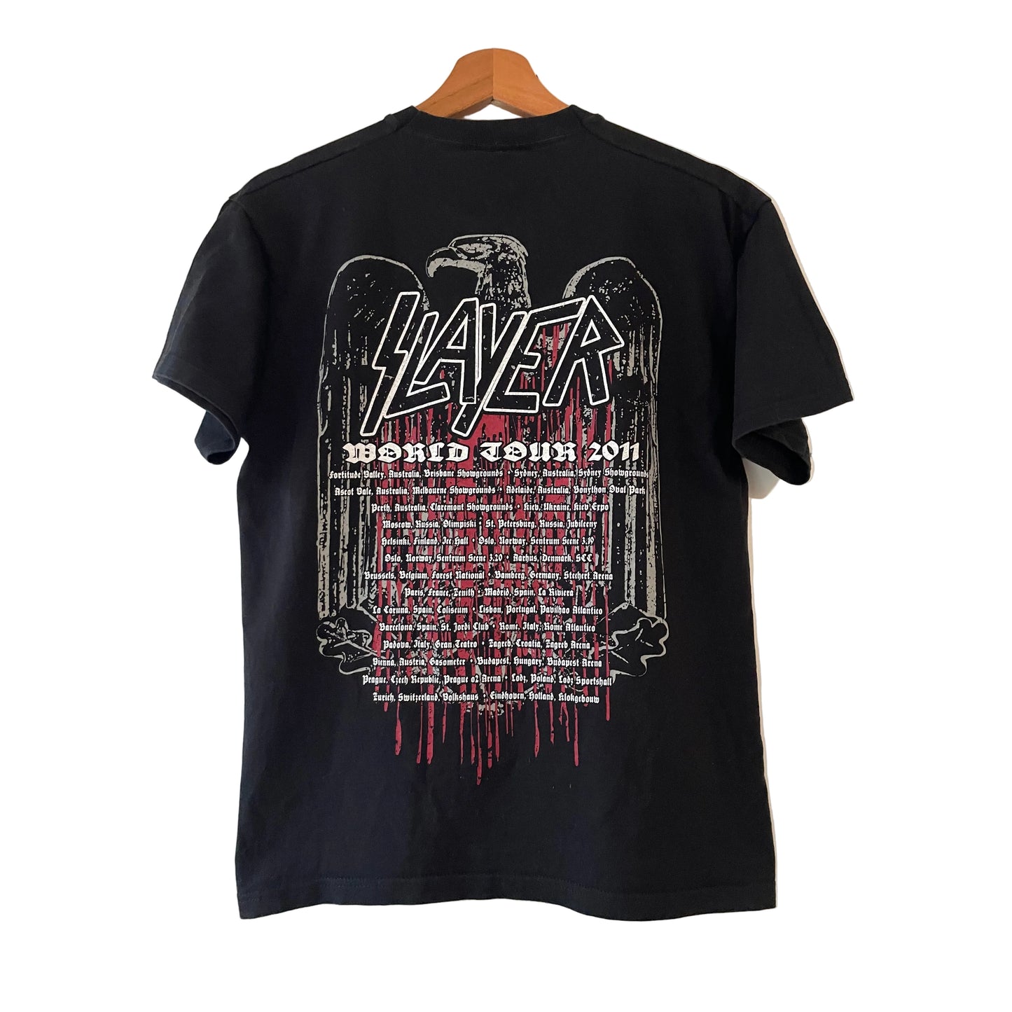 Slayer - Hate Worldwide / World Tour 2011 - Original T-Shirt