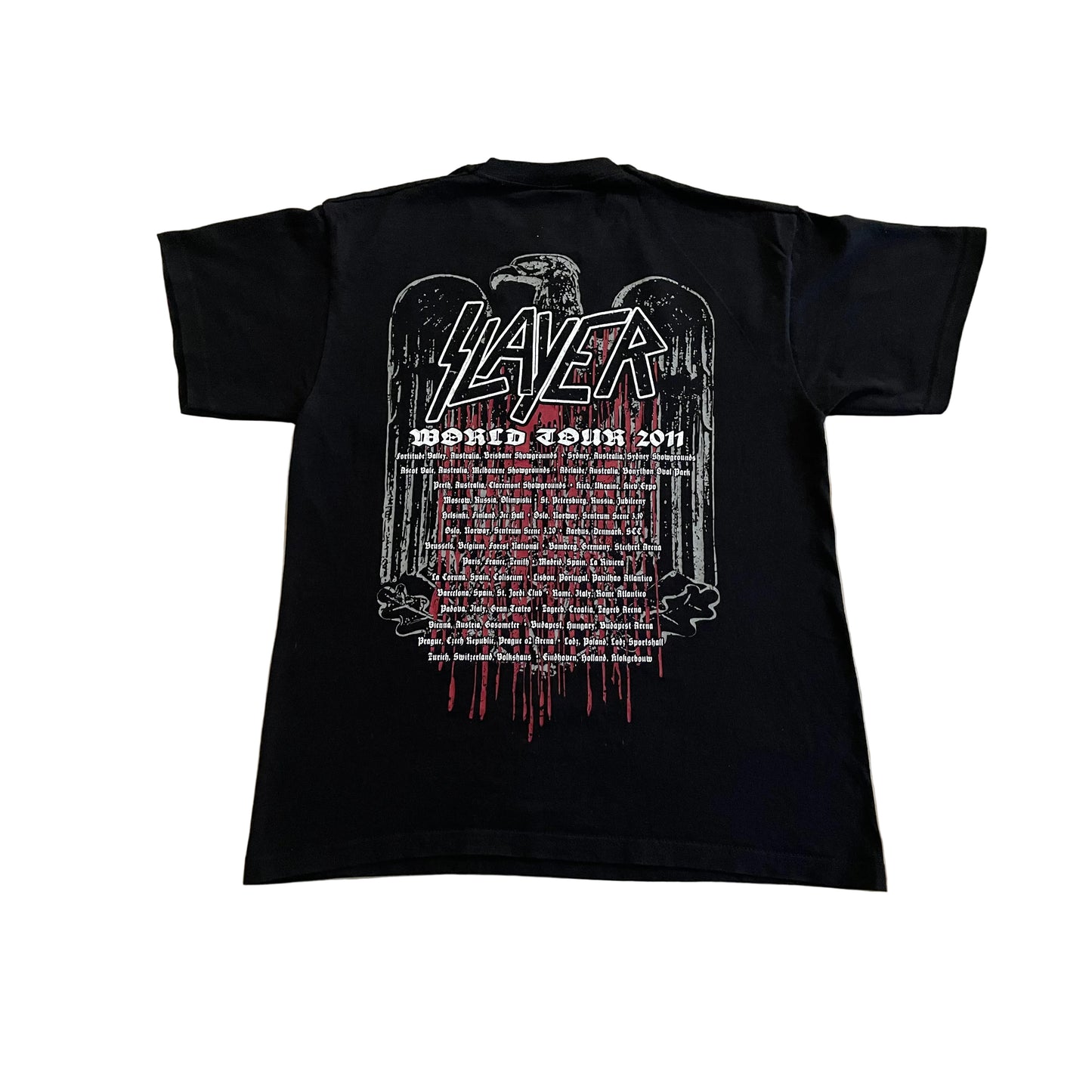 Slayer - Hate Worldwide / World Tour 2011 - Original T-Shirt