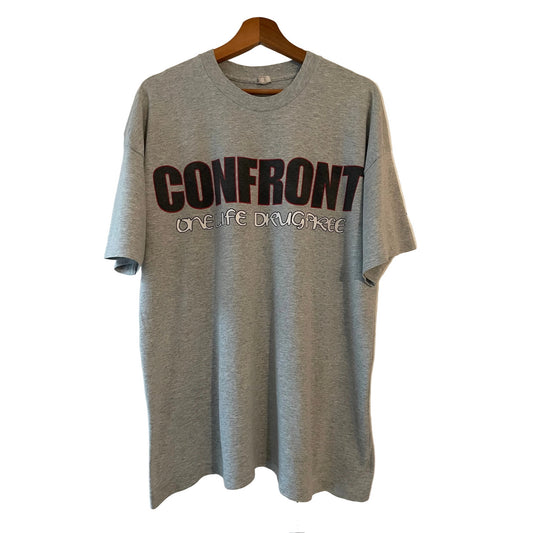 Confront - One Life Drug Free - Original Vintage 90’s t-shirt
