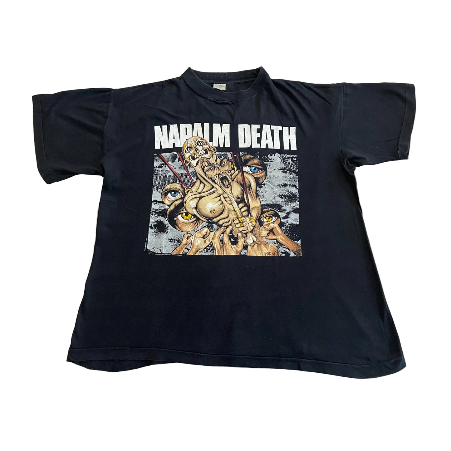 Napalm Death - Mass Appeal Madness - Original Vintage 1991 t-shirt