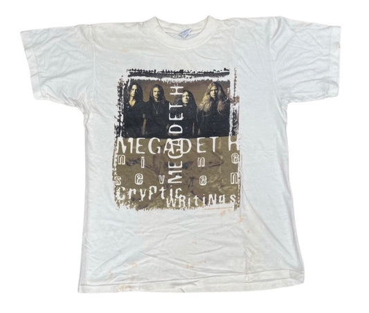 Megadeth - Cryptic Writings - Original Vintage 1997 t-shirt